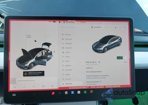 2018 Tesla Model 3 Long Range/Mid Range from USA, damaged, VIN 5YJ3E1EA9JF169071